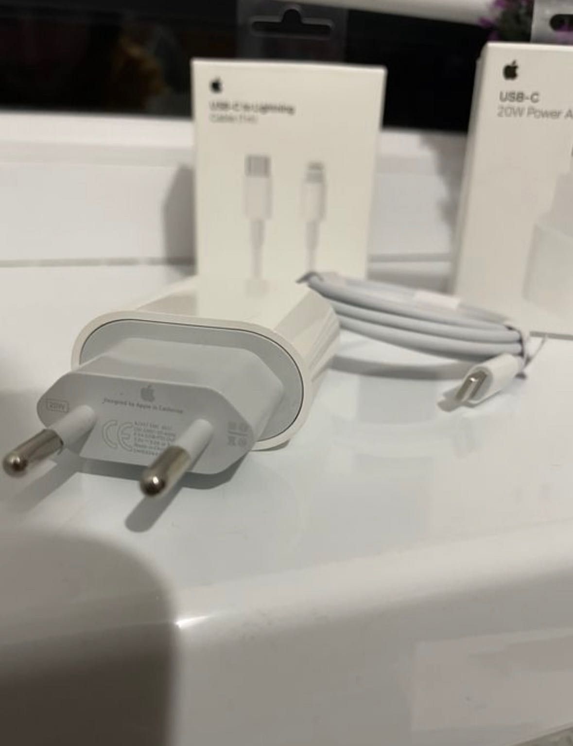 Apple ОРИГИНАЛ Комплект Быстрой
Зарядки 20W Туре С тайп си iPhone