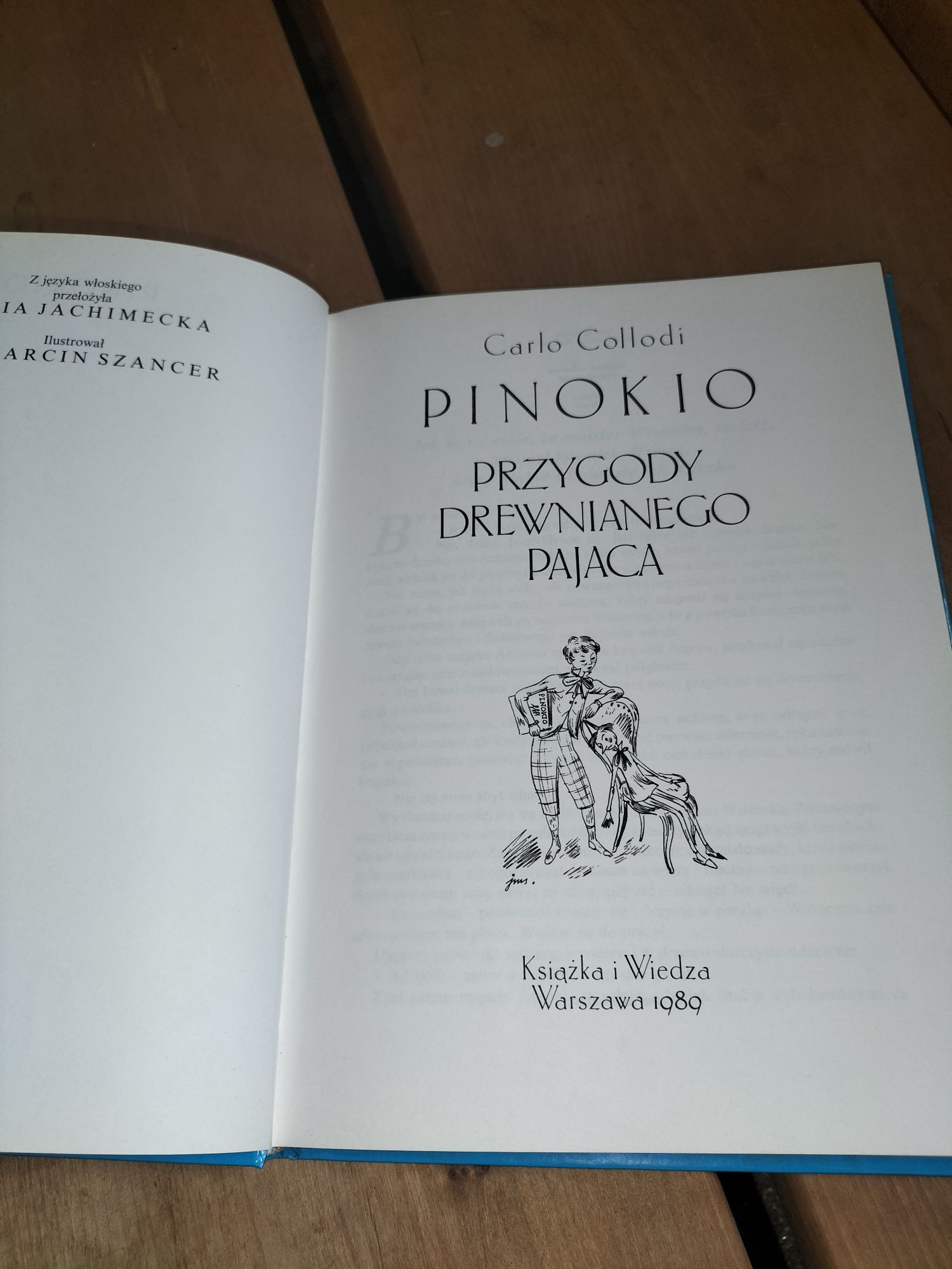 Książka, lektura Pinokio jak nowa