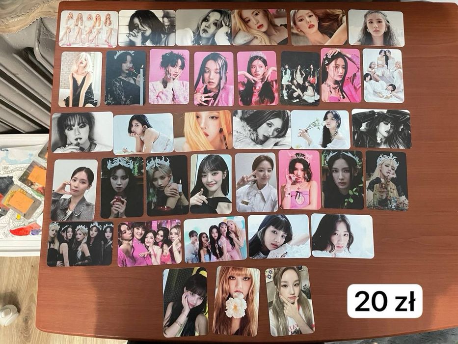 Karty Kpop (g)i-dle, le sserafim, new jeans