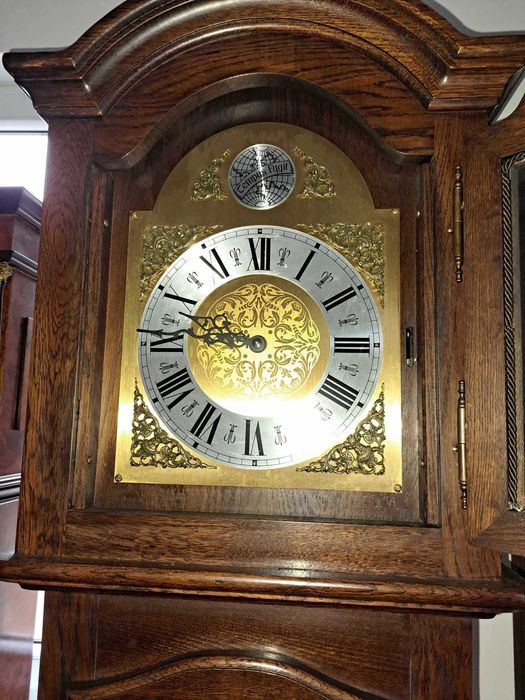 zegar stojący tempus fugit kwadransowy