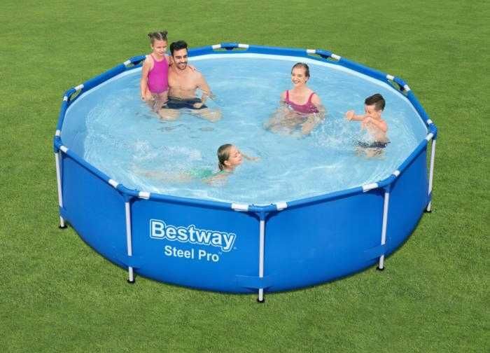 Basen Bestway 305x76 305 x 76 Steel Pro 56679 + Akcesoria Okrągły