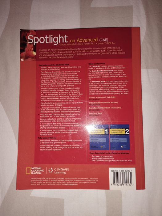 Spotlight on advanced (CAE) - Student's Book 2nd edition