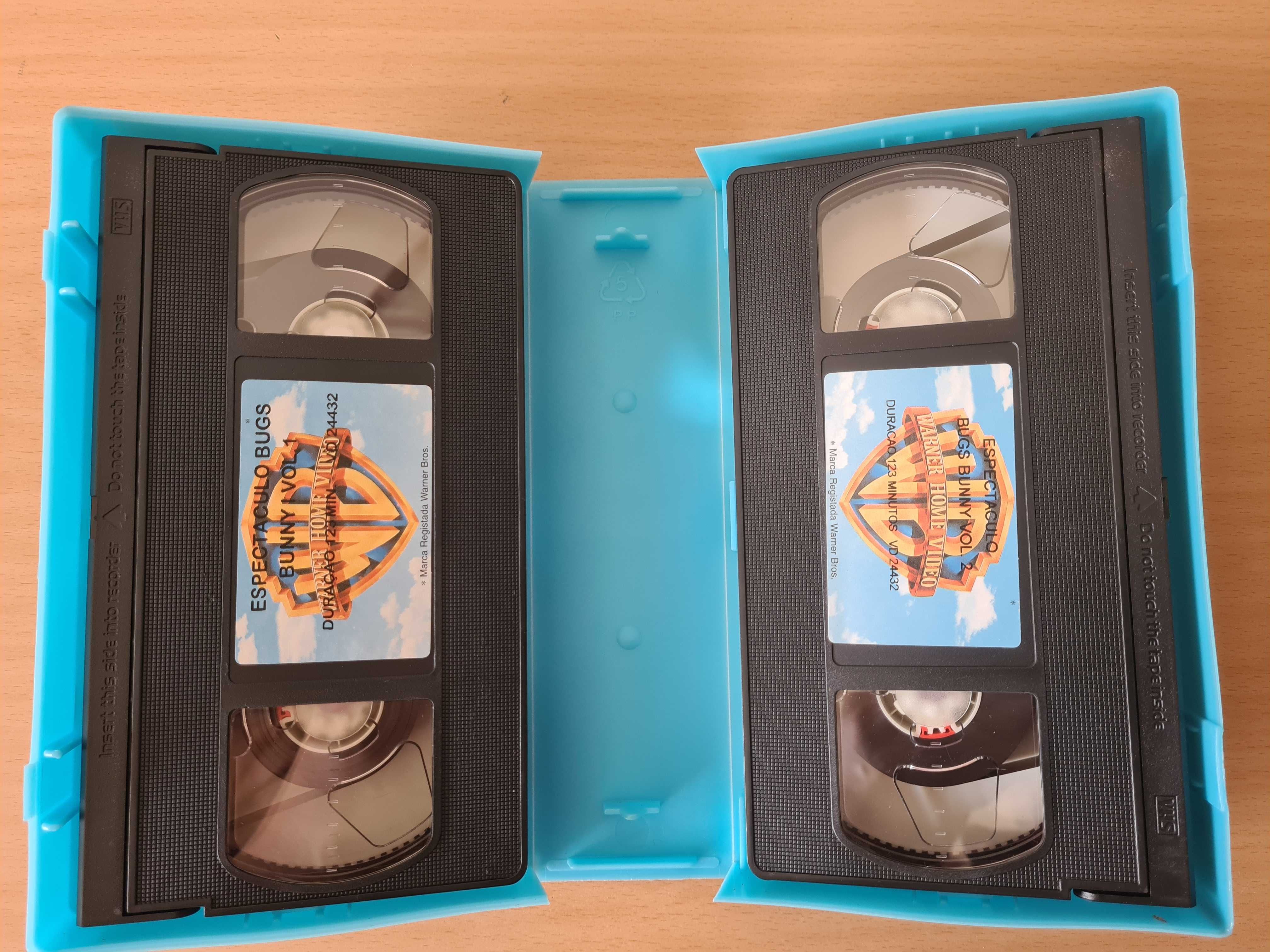 1 pack VHS com desenhos animados da coleção "Espectáculo Bugs Bunny"