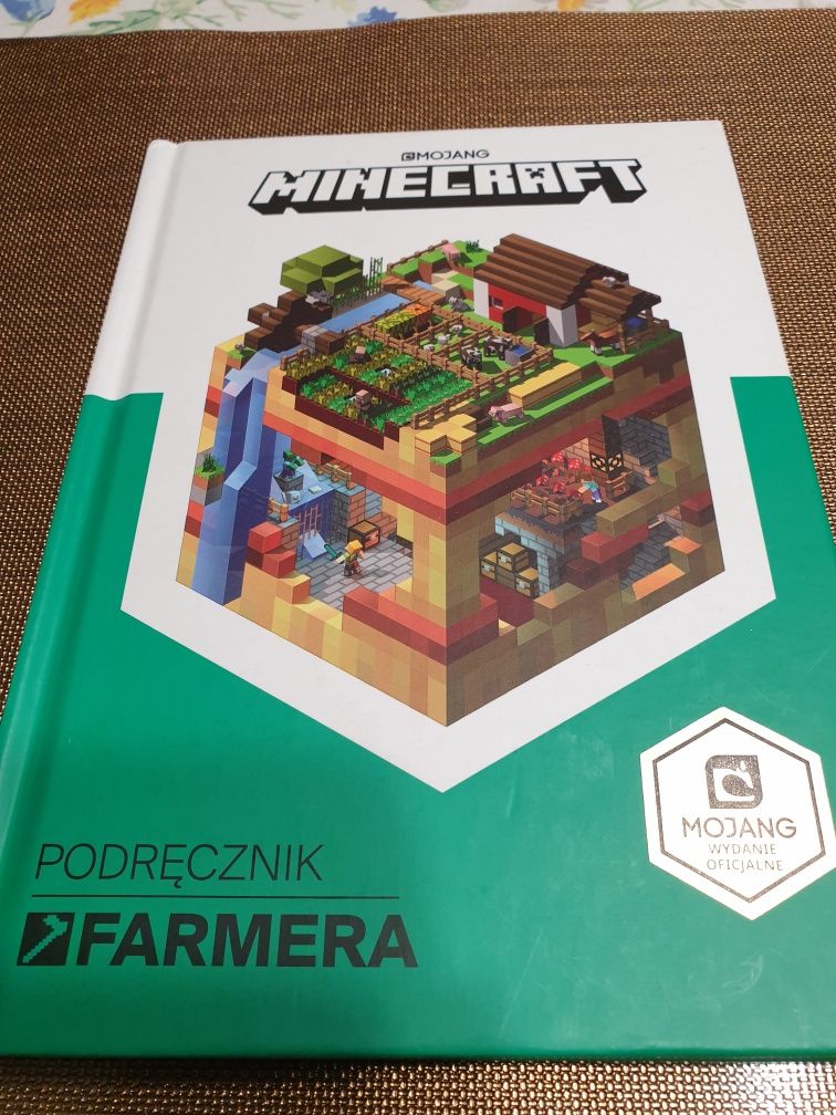 Minecraft książka podręcznik farmera