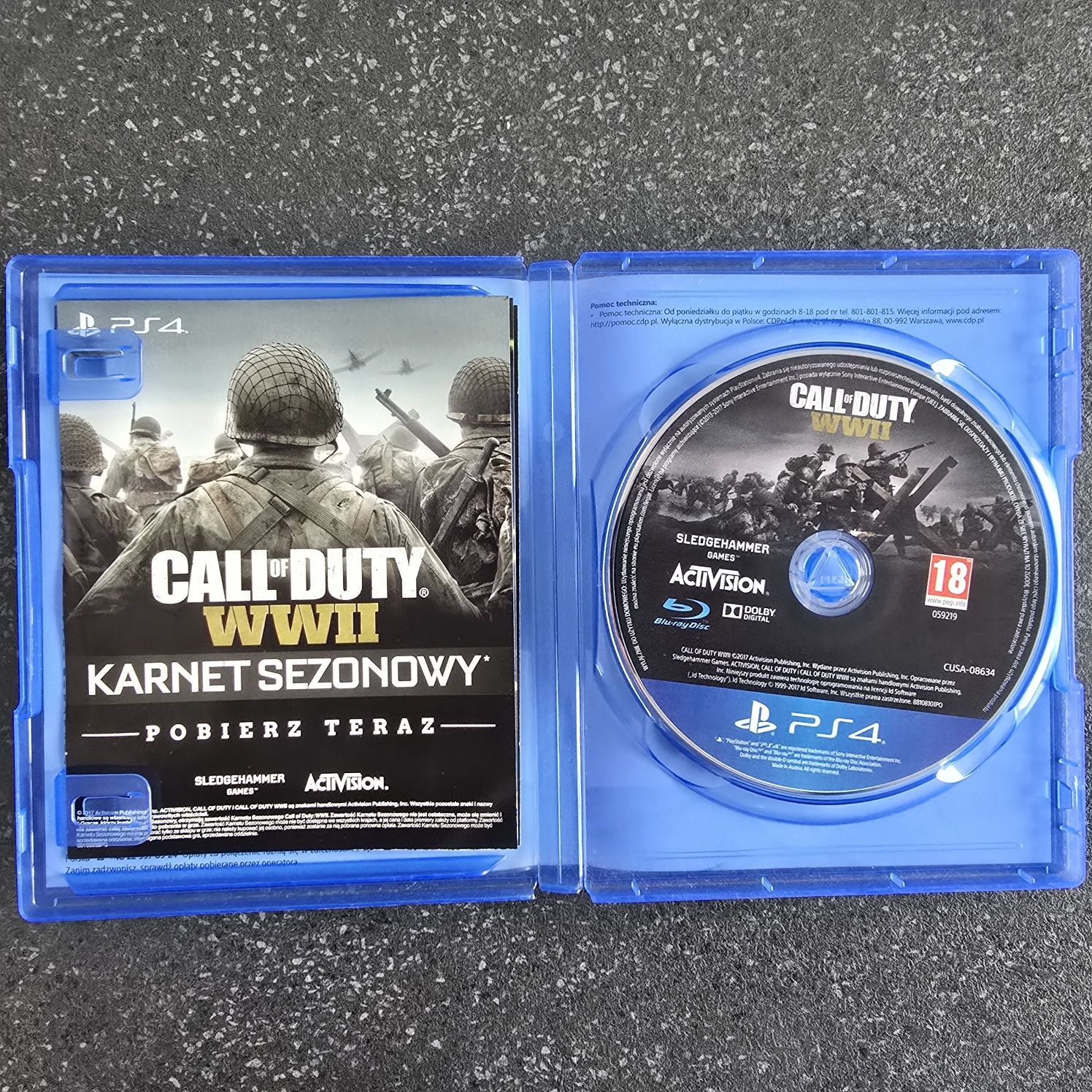 Call of Duty WW2 PlayStation 4,5 PS5 wersja PL