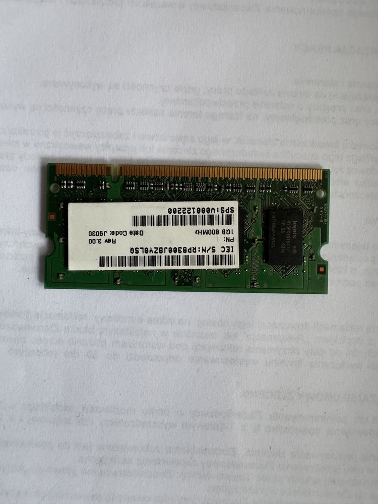 Hynix DDR2 1GB RAM PC2-6400S - Hymp112S64CP6-S6 do laptopa