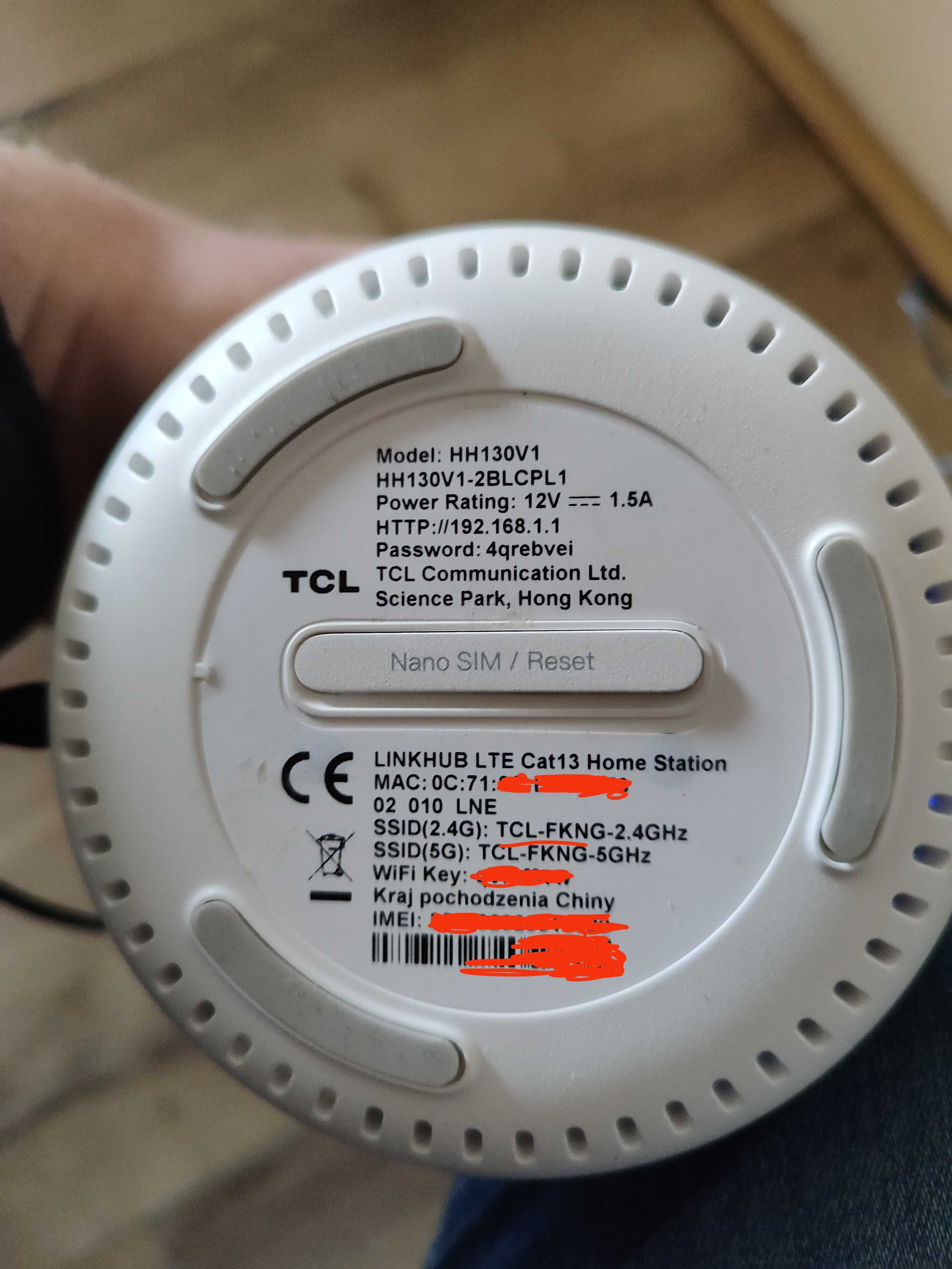 Modem Router TCL HH130V1