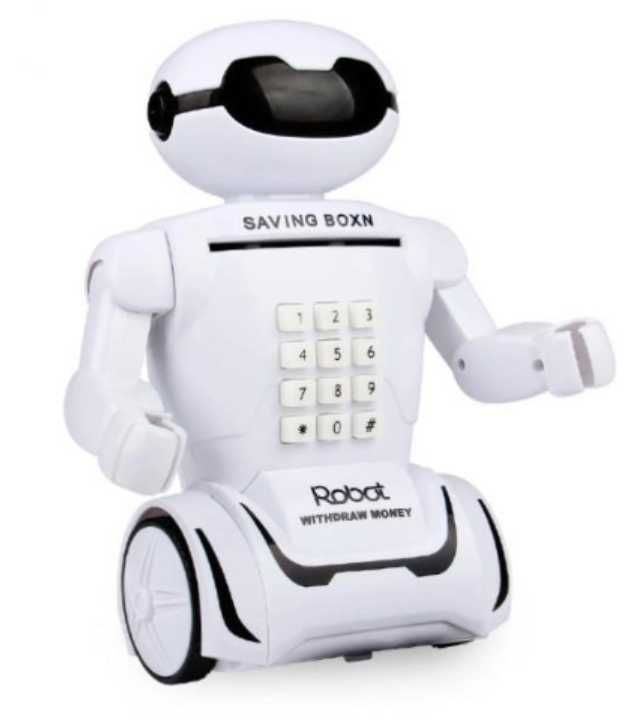 Электронная копилка Robot PIGGY BANK с кодовым замком и светильником