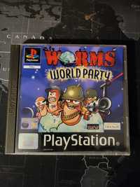 Gra worms world party ps1