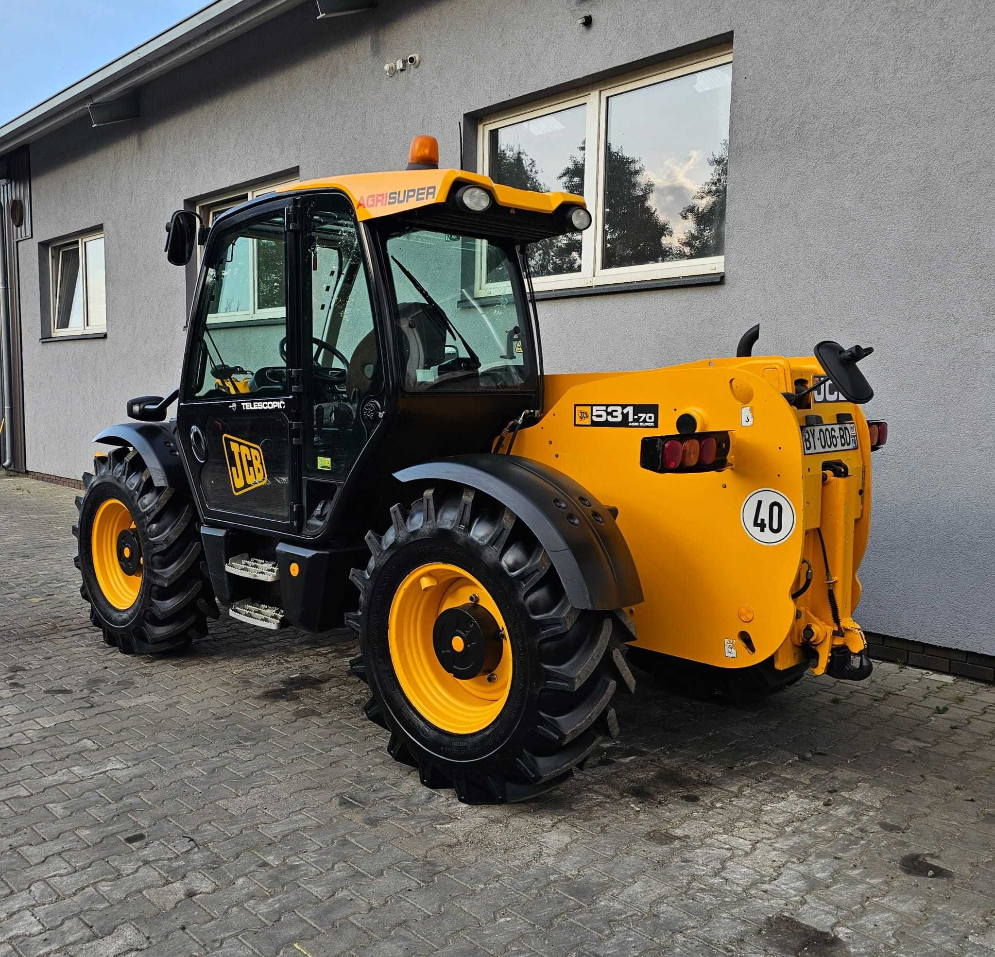 JCB 531-70 AGRI SUPER Oryginał NAJBOGATSZA WERSJA Klima 40km/h 130kM