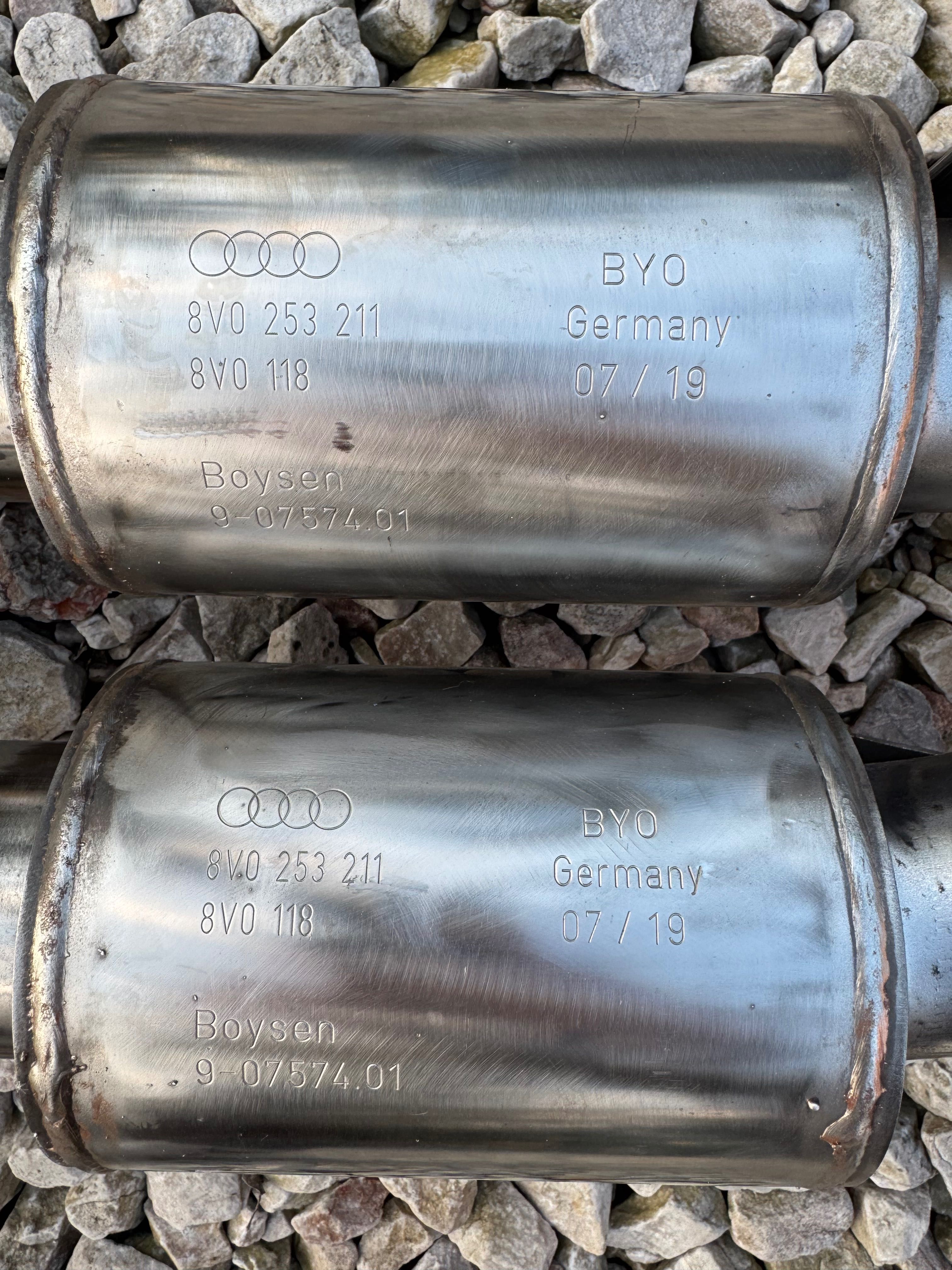 Układ wydechowy Audi RS3