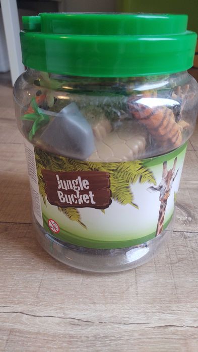 Zestaw zwierzątek z dżungli Smiki w słoiku