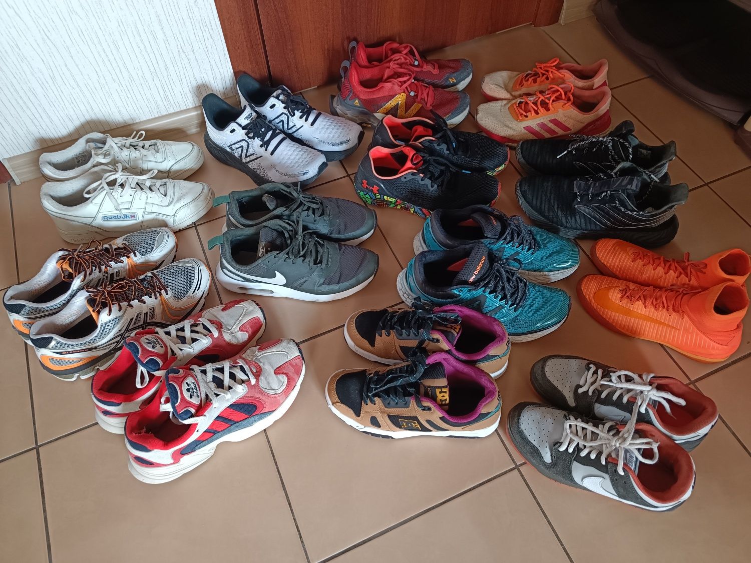 Кроссовки ASICS, New balance, nike,DC Stag, Adidas