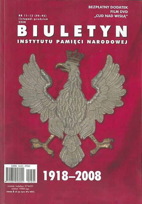 Biuletyn IPN nr 11-12 / 2008, Jan M. Ruman (red. nacz.)