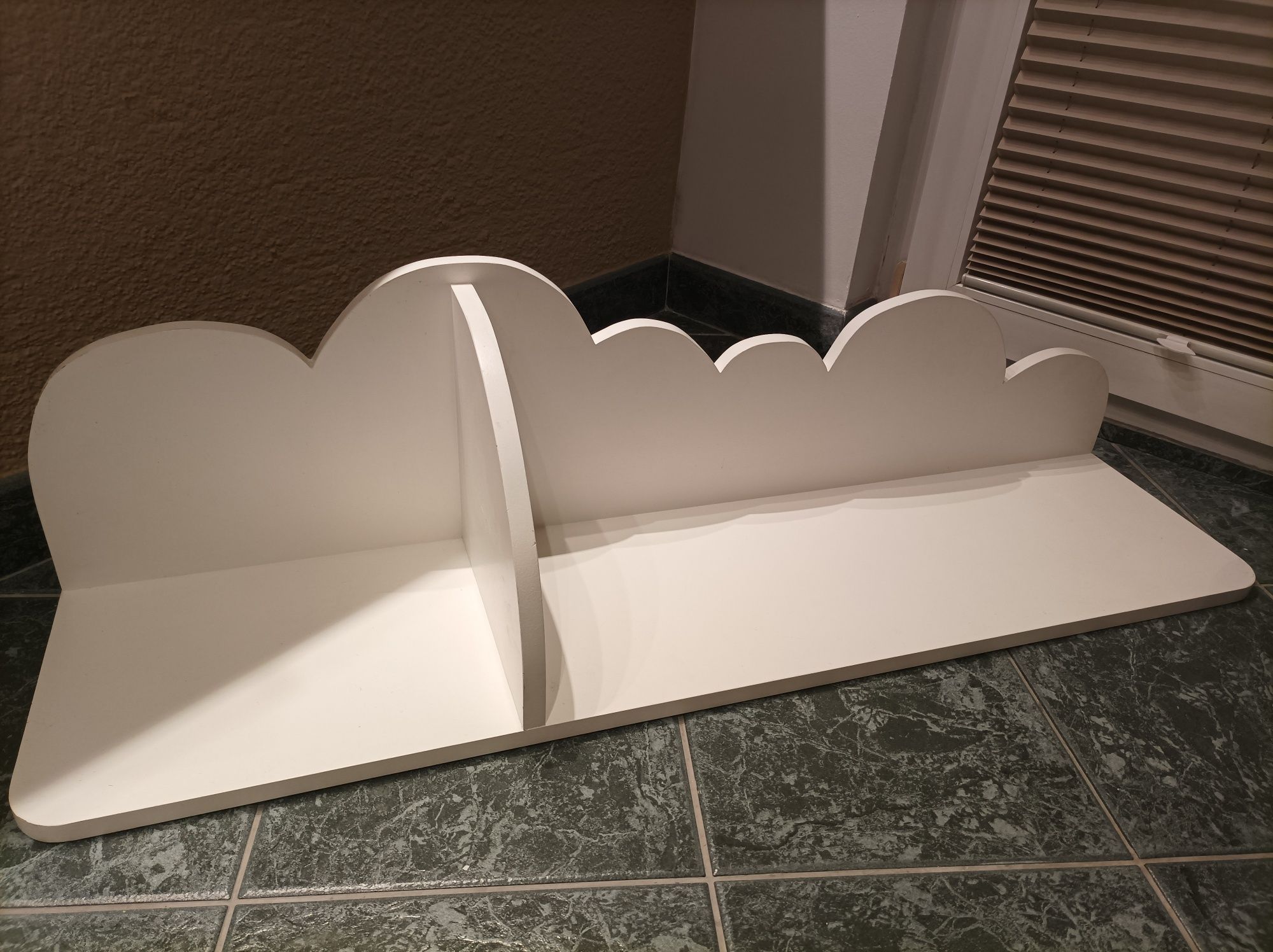 2 x duża półka w kształcie chmurki chmury chmurka