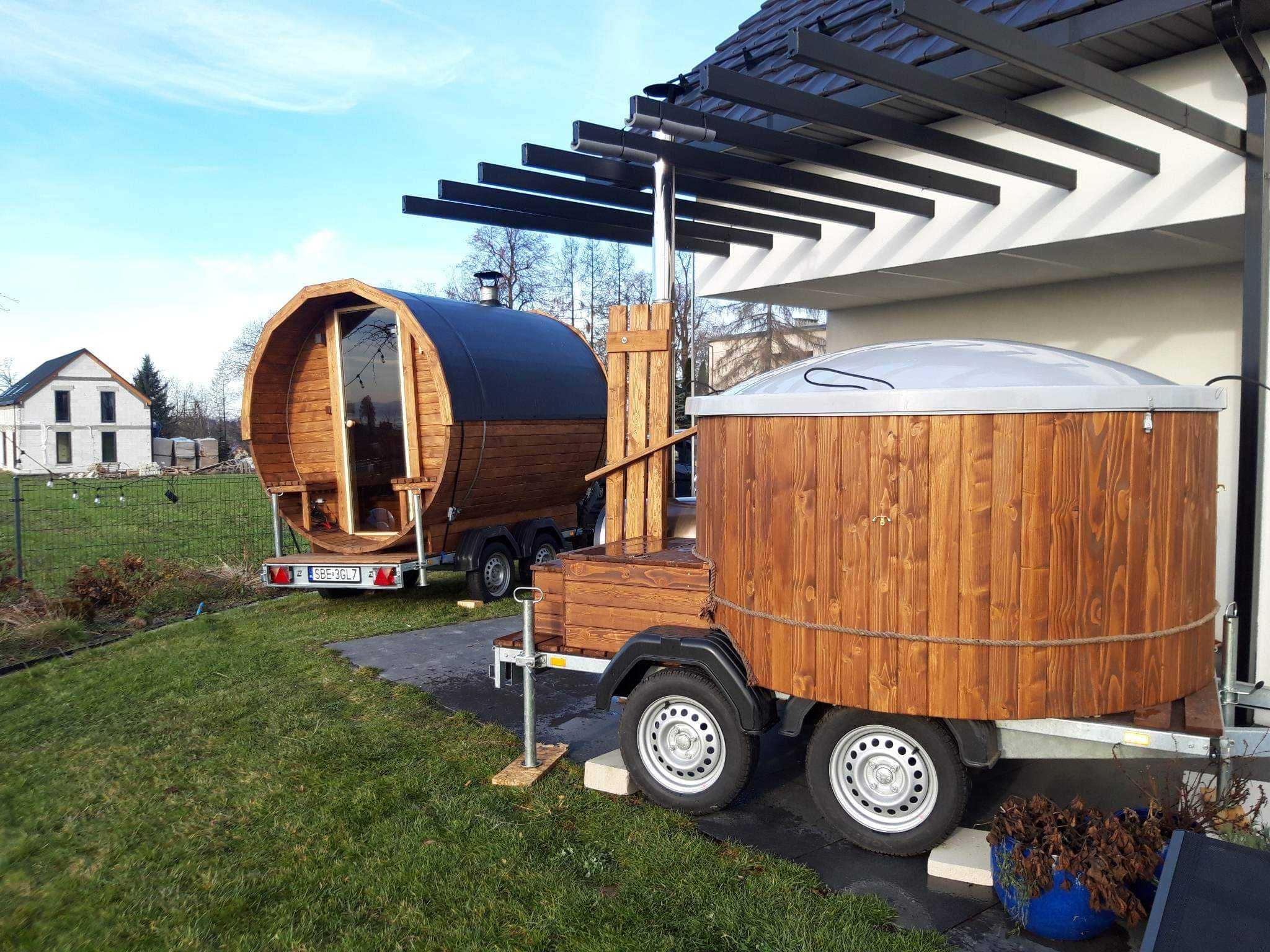 Wynajem - mobilne sauny i balie (jacuzzi) ogrodowe