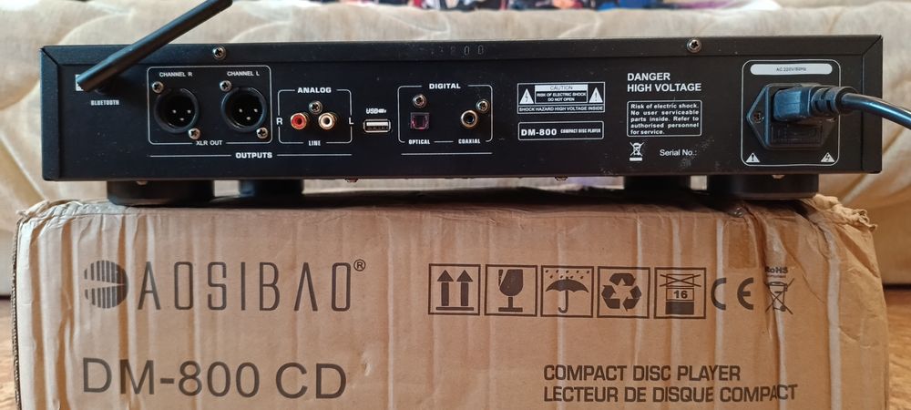 Аудіофільский Гібридно/Ламповий AOSIBAO DM-800 CD програвач-USB-Blueto