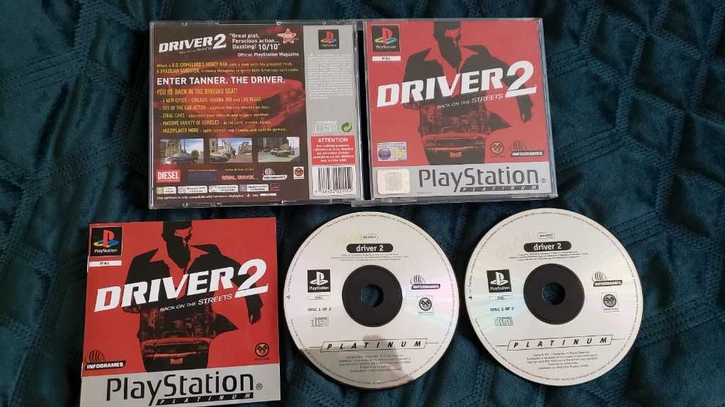 Driver 2 PSX PS1 PlayStation ANG Komplet 2xCD