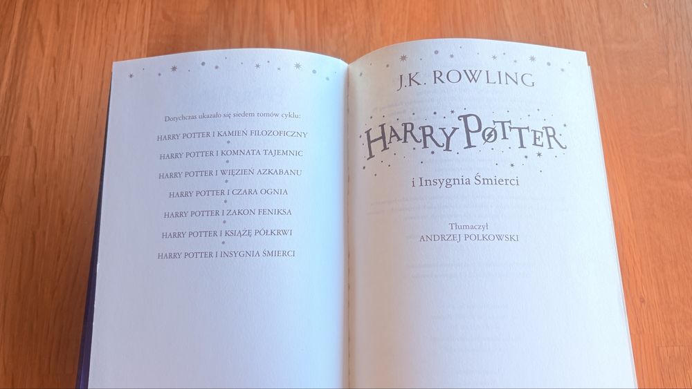 Harry Potter tom 7 - twarda oprawa