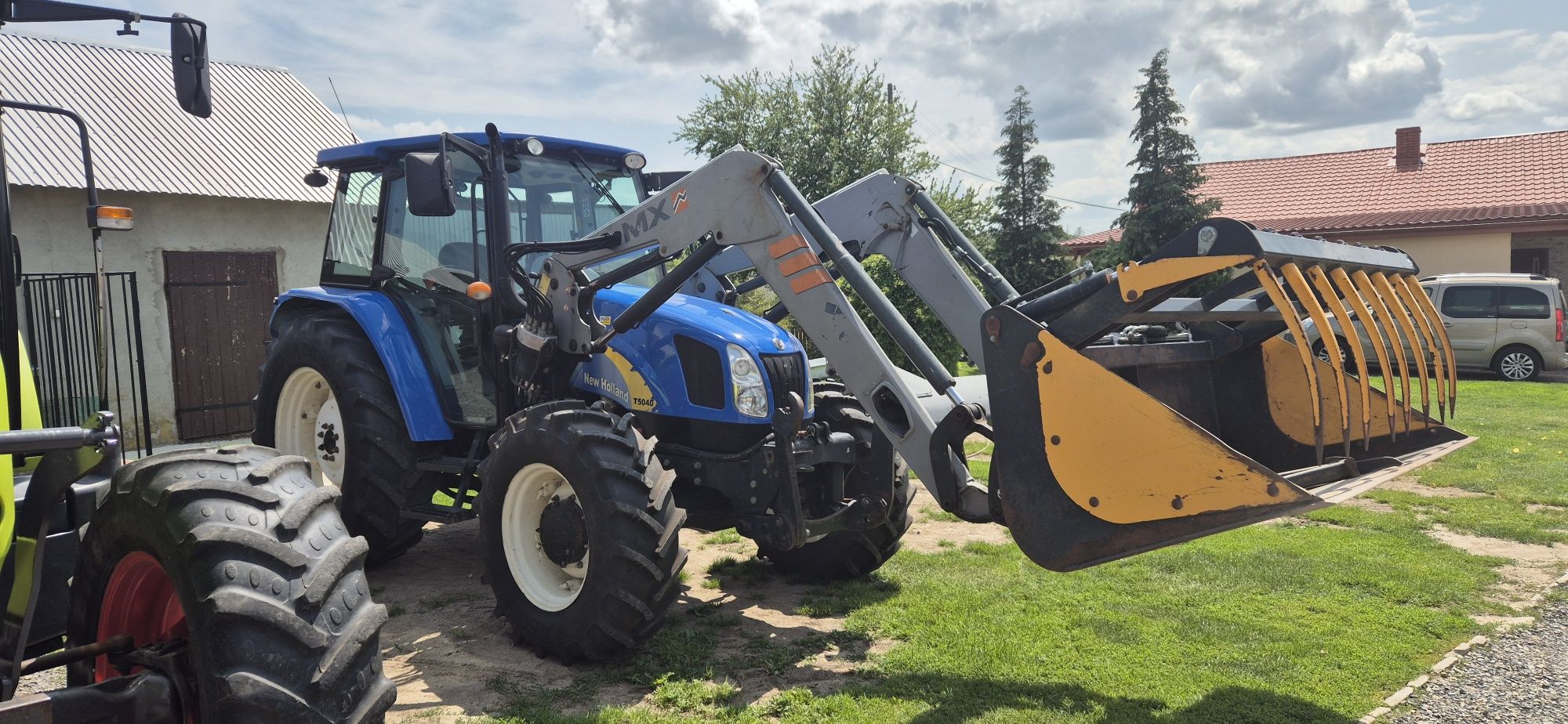 New Holland T5040 tuz tur+łyżko-krokodyl 2012r idealny stan oryginał