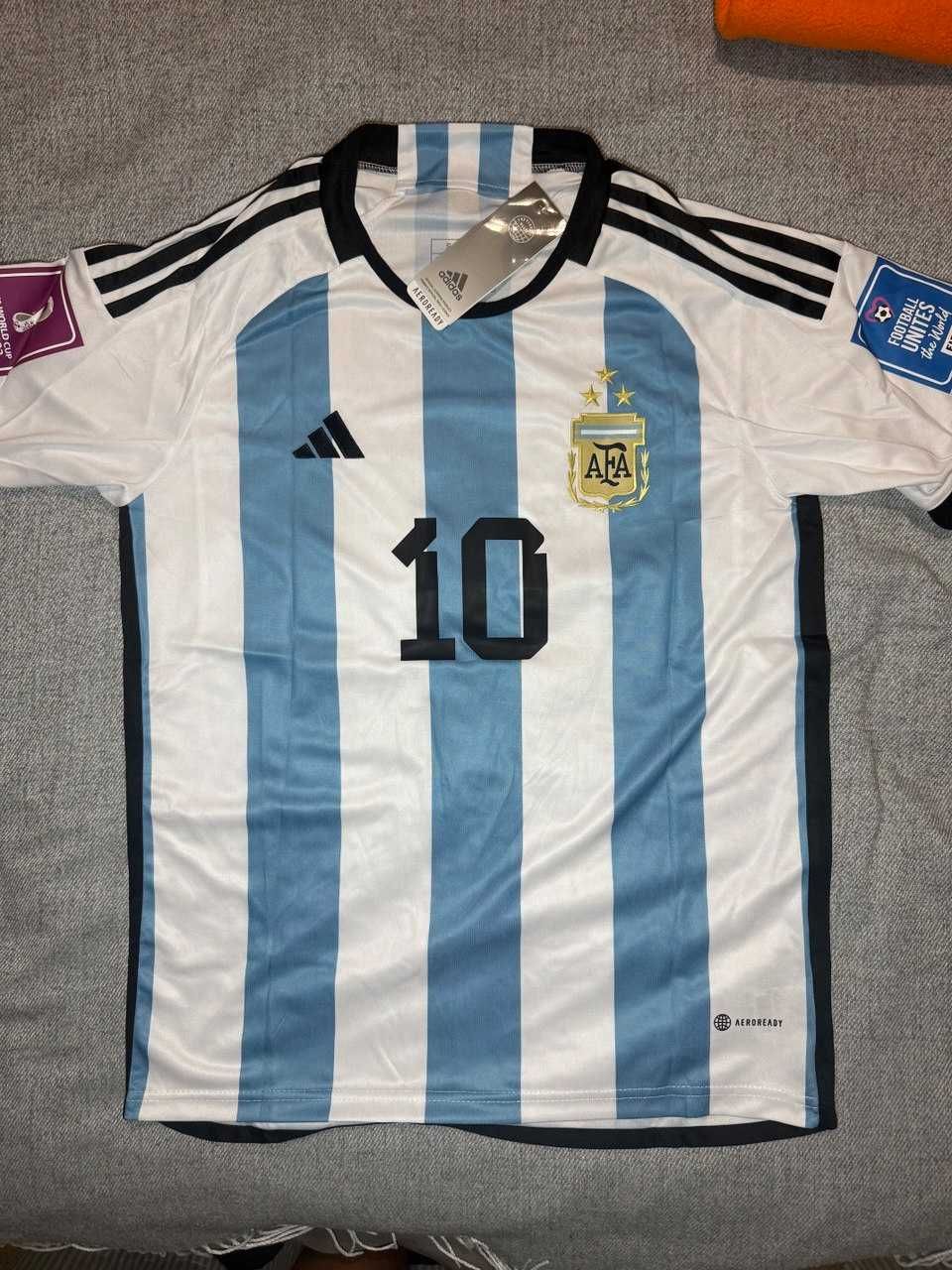 Camisola Argentina Mundial 2022 / Messi 10 / Nova e Embalada