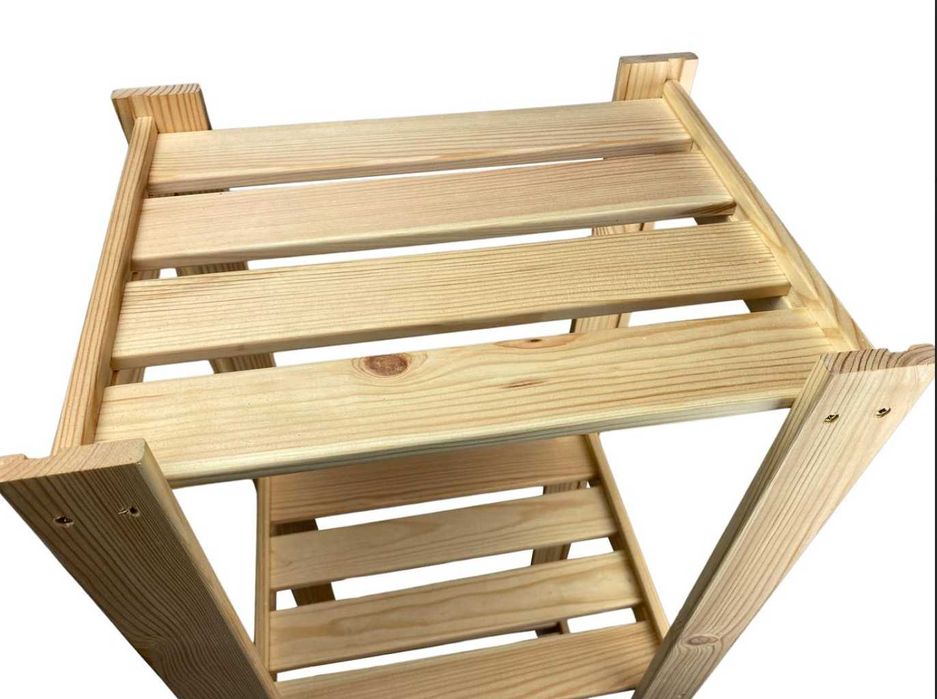 Поличка з дерева  Стелаж дерев'яний Стеллаж деревянный Єтажерка