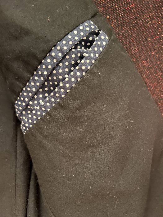 Marynarka welniana z jedwabiem.