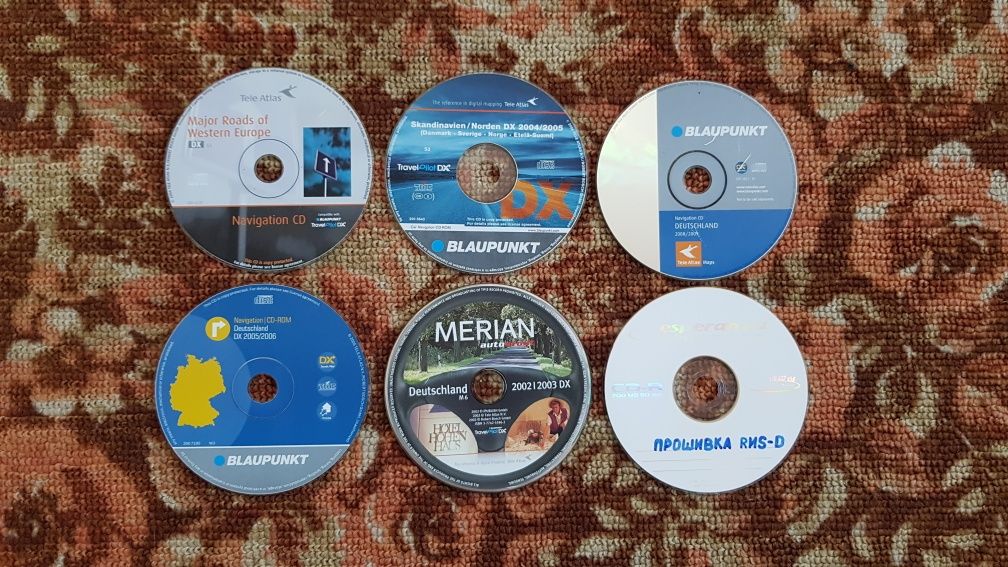 ОРИГІНАЛЬНІ навігаційні диски CD TRAVELPILOT DX з картами європи