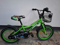 Rower dziecięcy Karbon zielony koła 16"