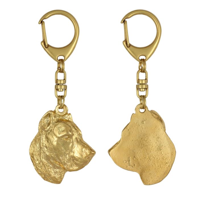 Presa Canario brelok pozłacany w pudełku Art-Dog