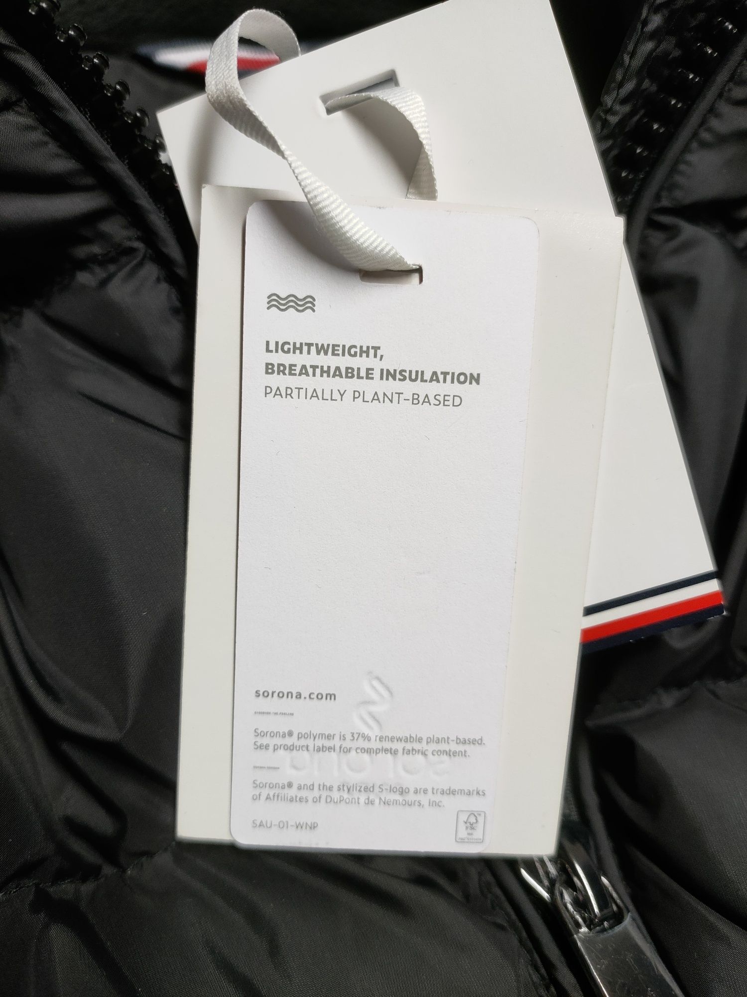 Kurtka Tommy Hilfiger Sorona Parka Padded Belted Coat Black r. 50 5XL