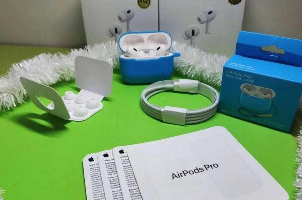 Безпроводні Навушники AirPods pro V2 без шумоподавління +чохол