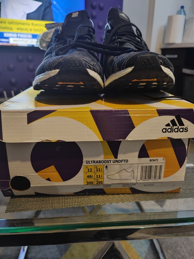 Adidas ultraboost x undefeated r. 46 2/6