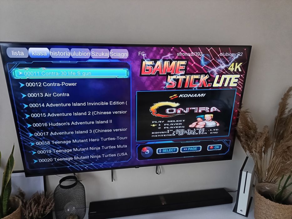 Konsola Game Stick Lite 4k. Pegasus 20 000 gier + 2 PADY. Polskie menu