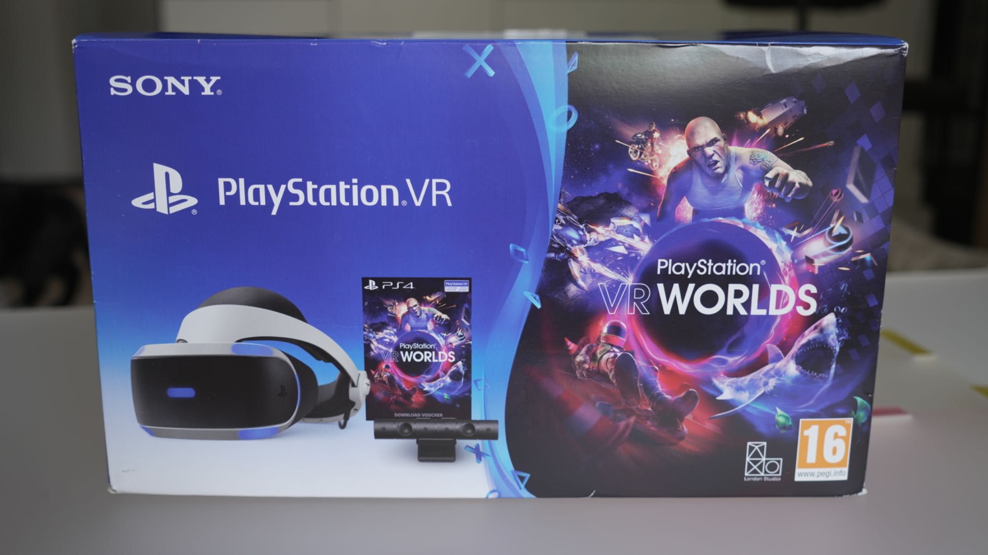 Sony PlayStation VR + Play Station Camera + VR WORLDS