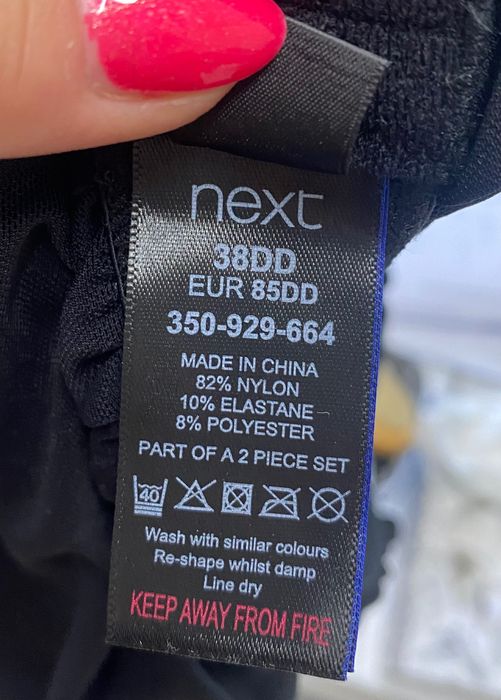 Czarna halka next 38 DD
