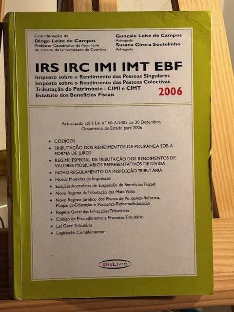 Fiscalidade - IRS, IRC, IMI, IMT, EBF