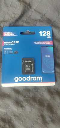 Karta pamięci microSD micro sd GoodRam 128gb pamięć adapter