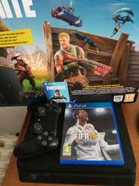 Playstation 4 slim + jogo FIFA 2018