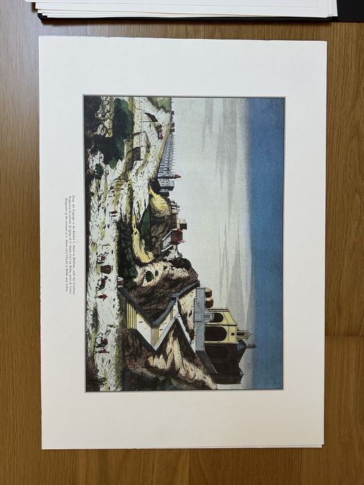 9 serigrafias Lisboa antes do terramoto 1755