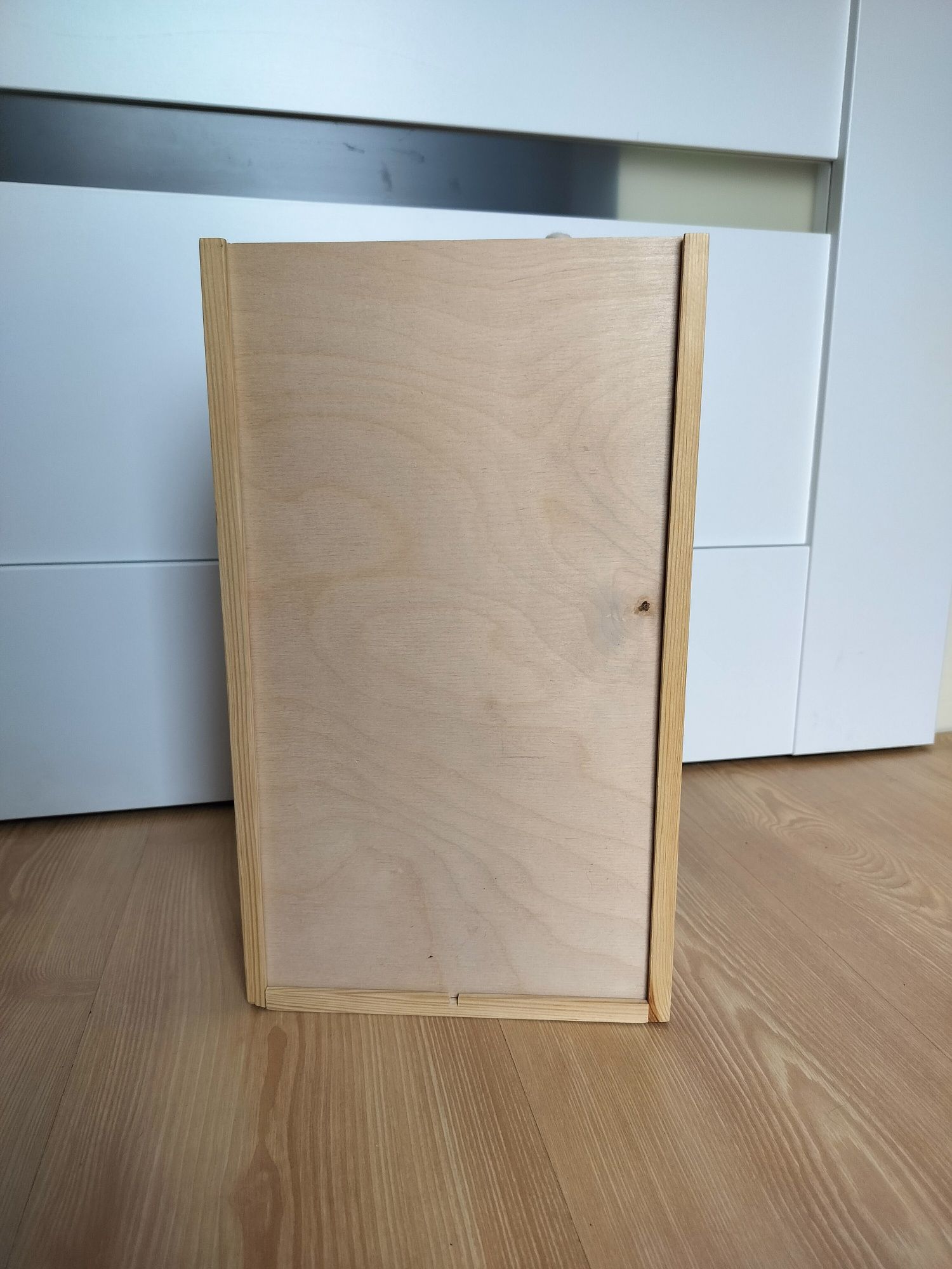 Pudełko skrzynka drewniana na wino Decoupage