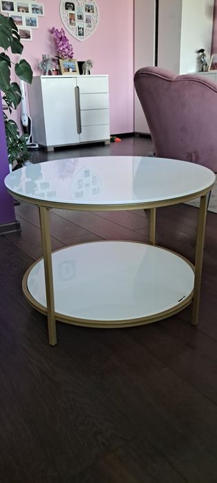 Stolik kawowy szklany ława