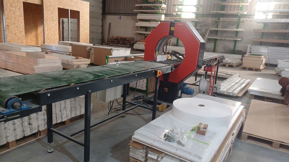 Linha de embalamento de perfis