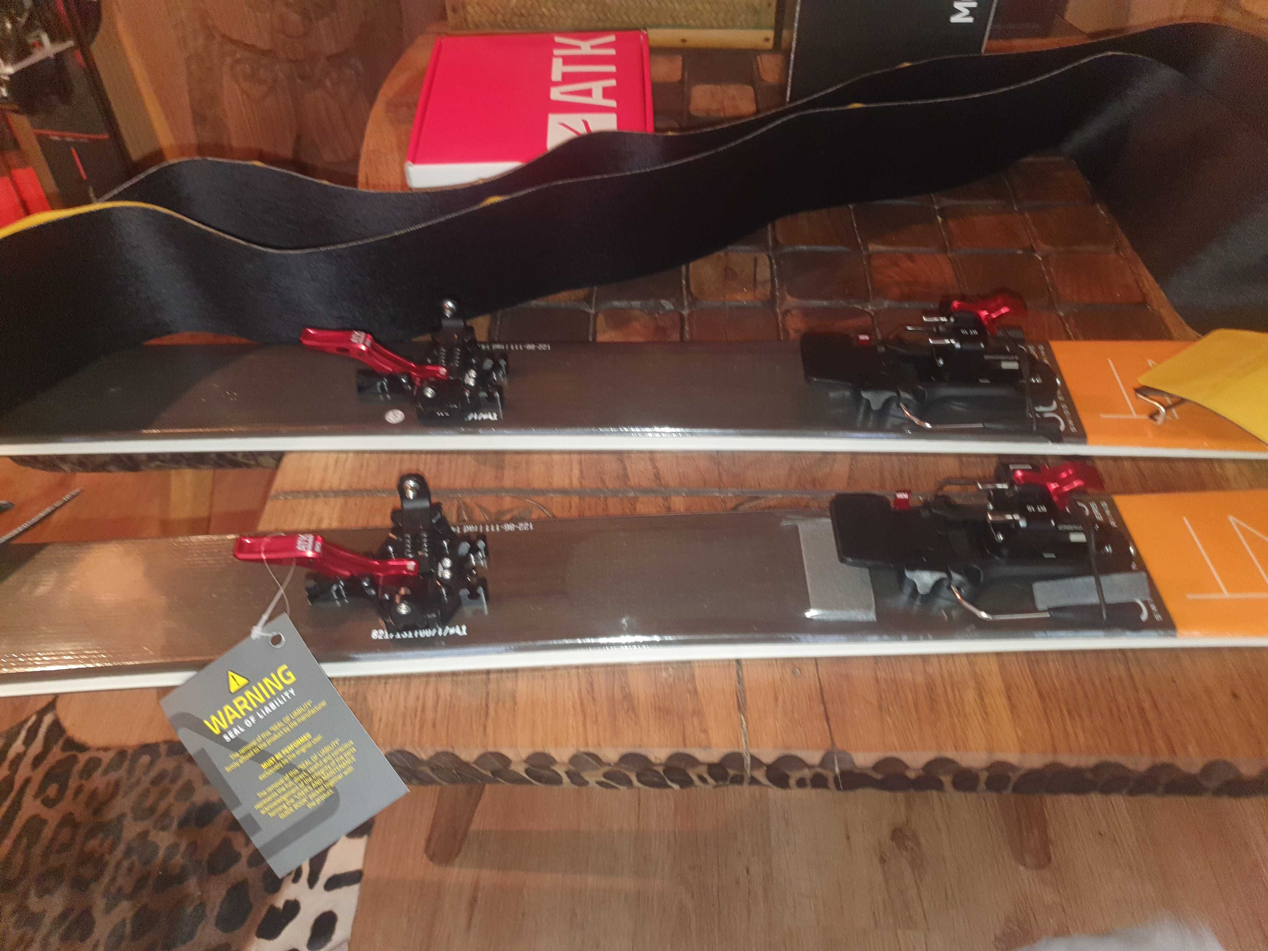 KOMPLET MOVEMENT logic86 dl.169+ATK RT 10 red-97mm + foki do tych nart