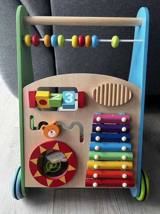 Pchacz chodzik dla dziecka drewniany!