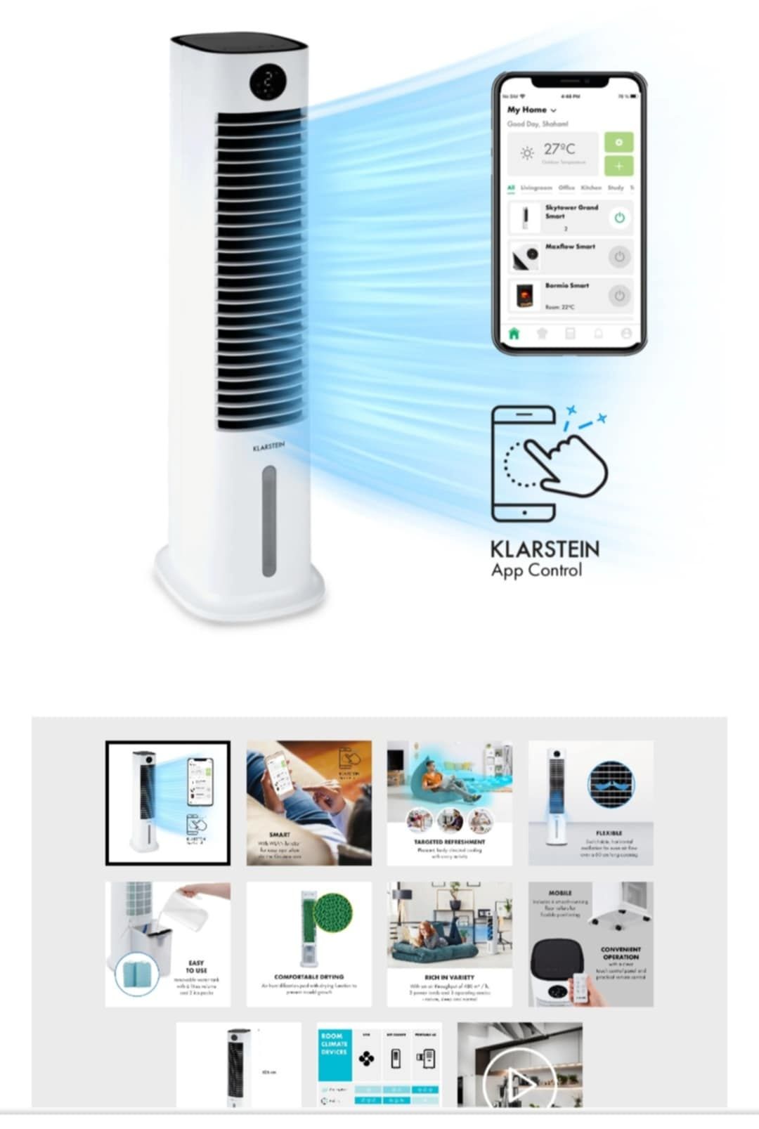 Klimator schładzacz 4w1