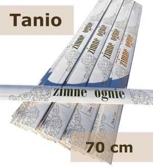 Zimne Ognie Weselne 70 cm, Pięknie zdobione