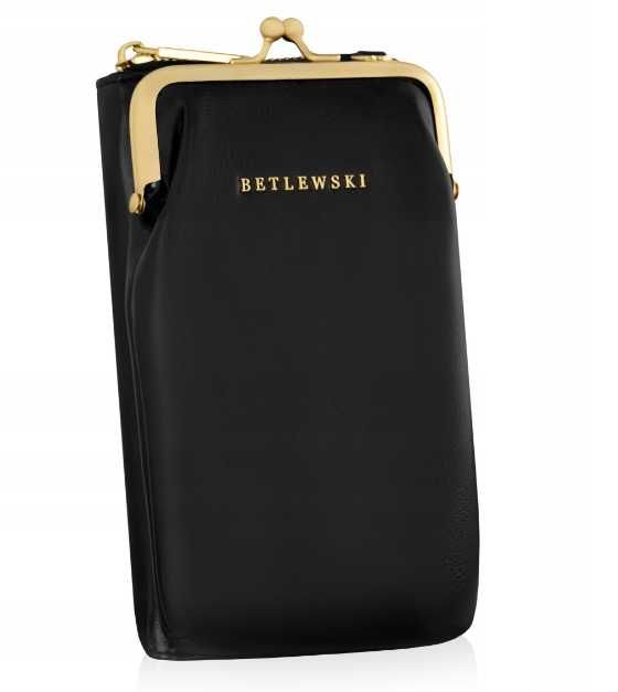 Betlewski torebka kopertówka BTF-03 CZARNY skóra ekologiczna ttst686