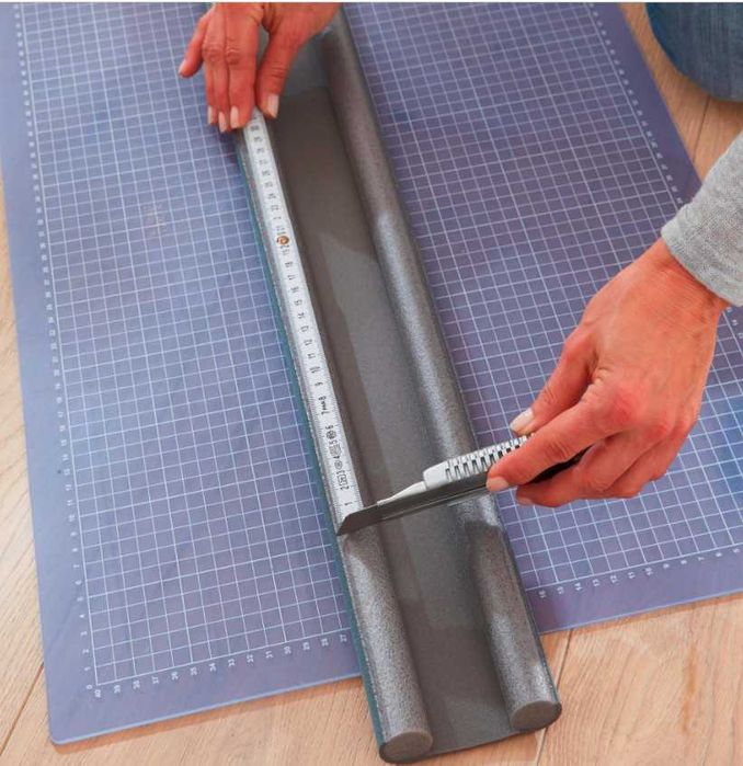 Veda porta duplo 95cm PVC antracite tesa NOVO