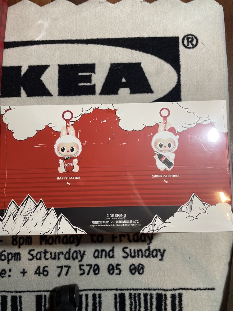 Pop Mart Labubu Coca Cola Sealed Case
